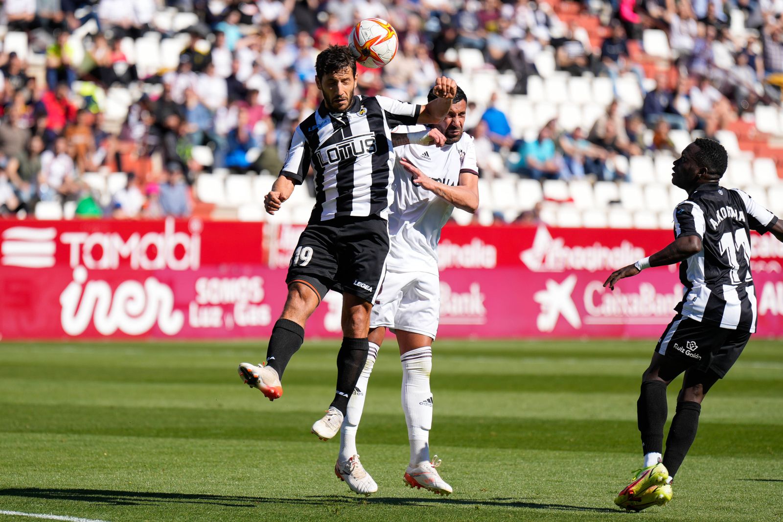 Chironi, durante el Albacete-Balona del pasado domingo