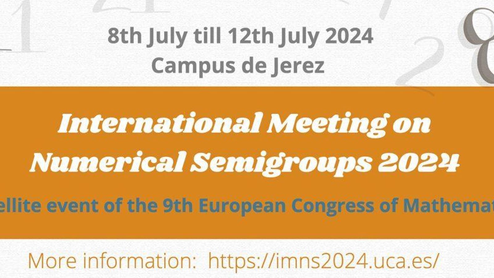 Cartel del evento que acogerá el Campus de Jerez