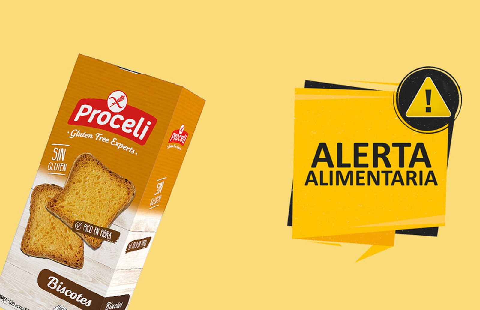 Anuncio de alerta alimentaria distribuida por la Asociación de intolerantes a la lactosa España