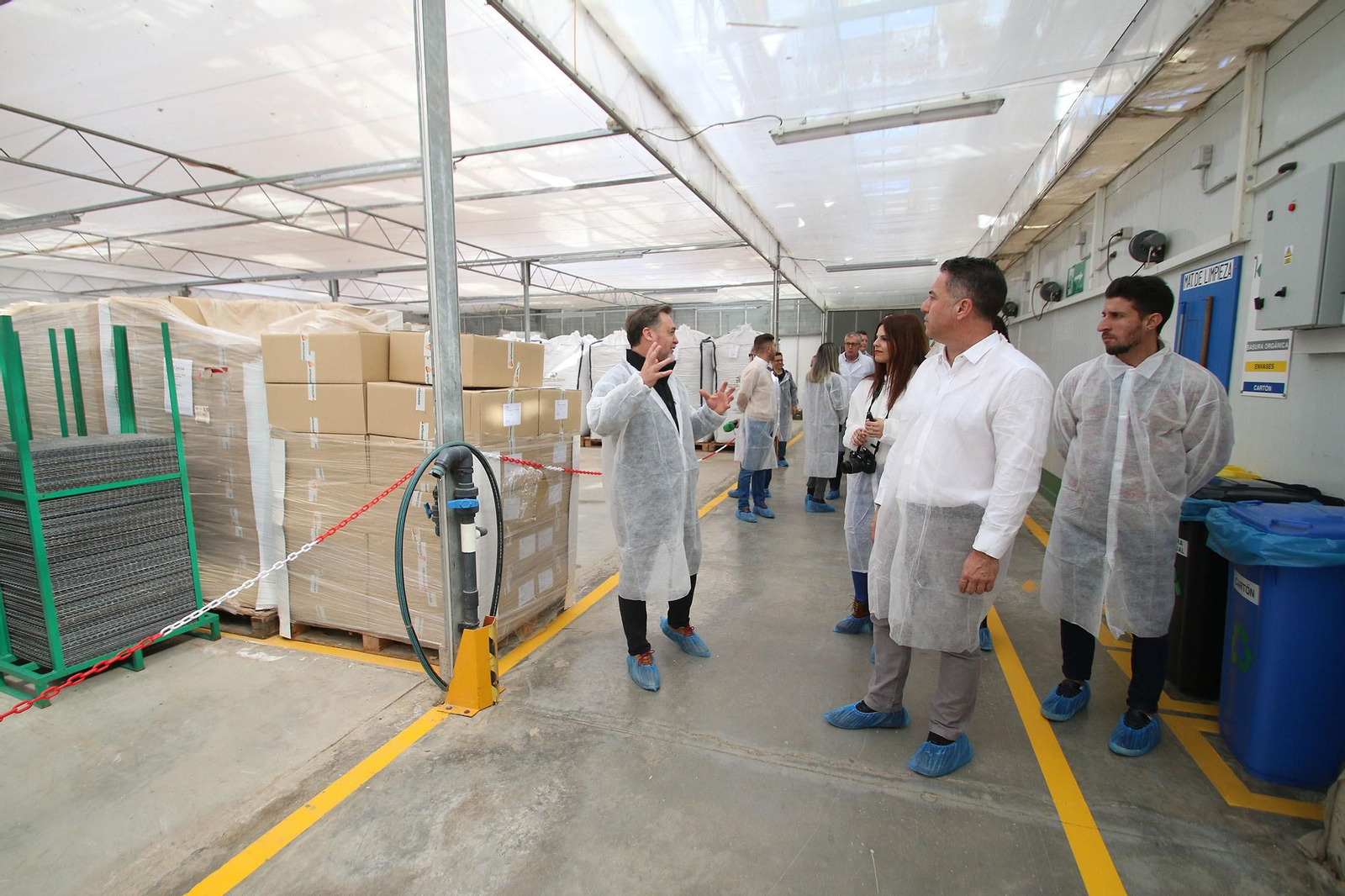 Fotogalería de la visita guiada a las instalaciones de Koppert en Águilas