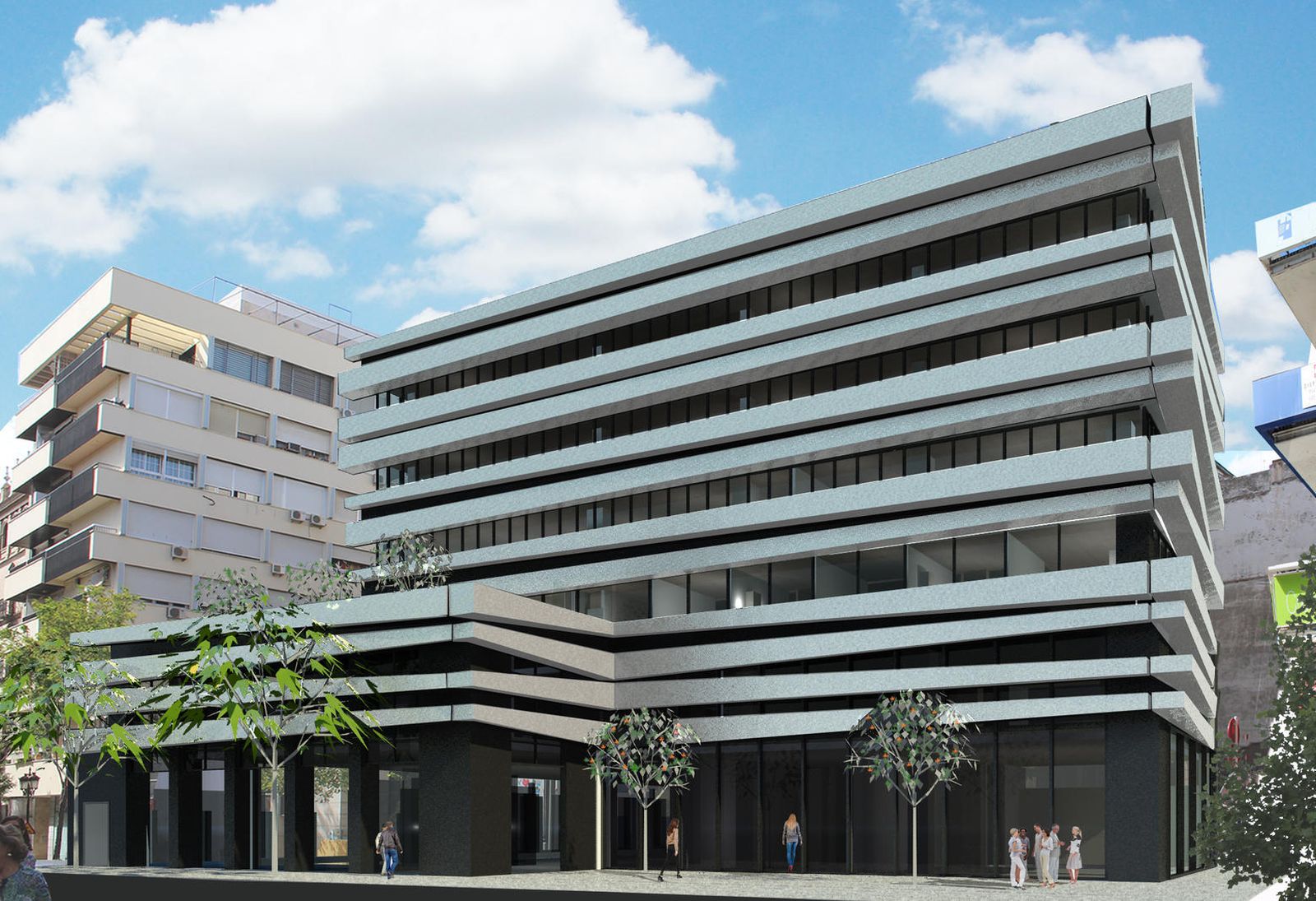 Recreación digital del proyecto de remodelación del edificio Villasís.