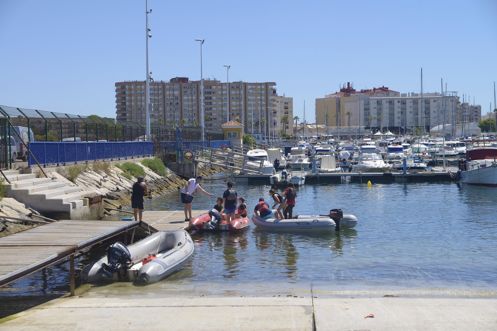 Fotos de la competición de vela en La Linea