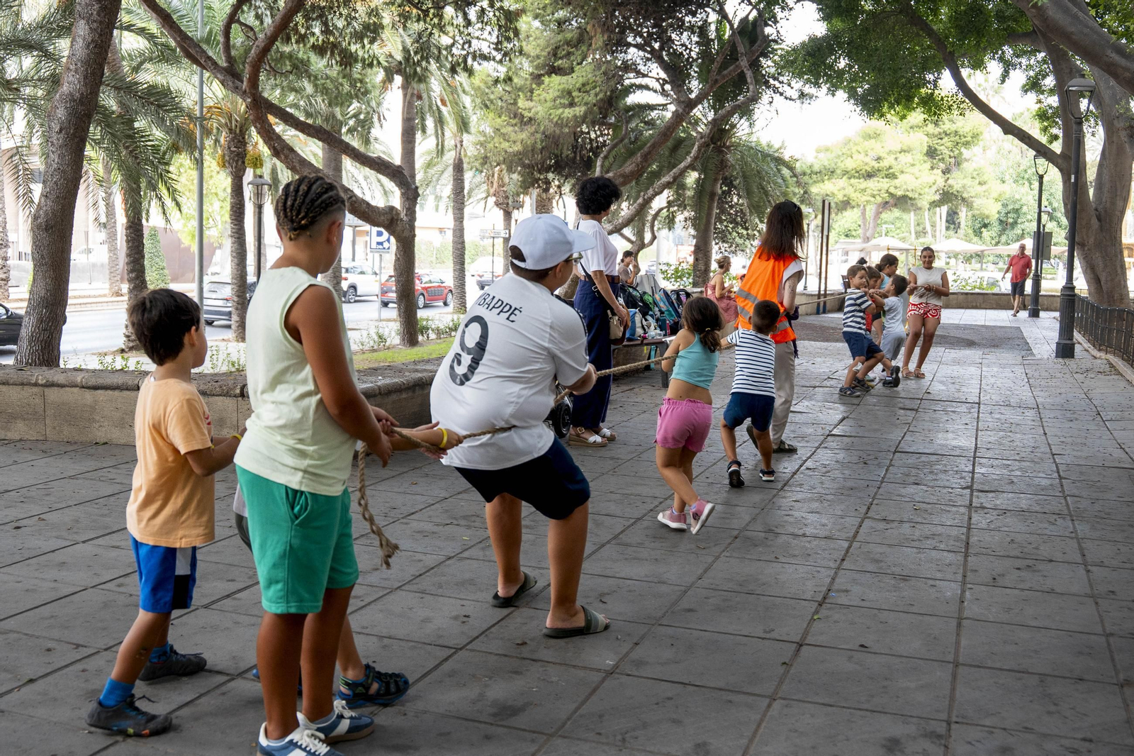 Las mejores fotos de los juegos infantiles en la Feria de Almería