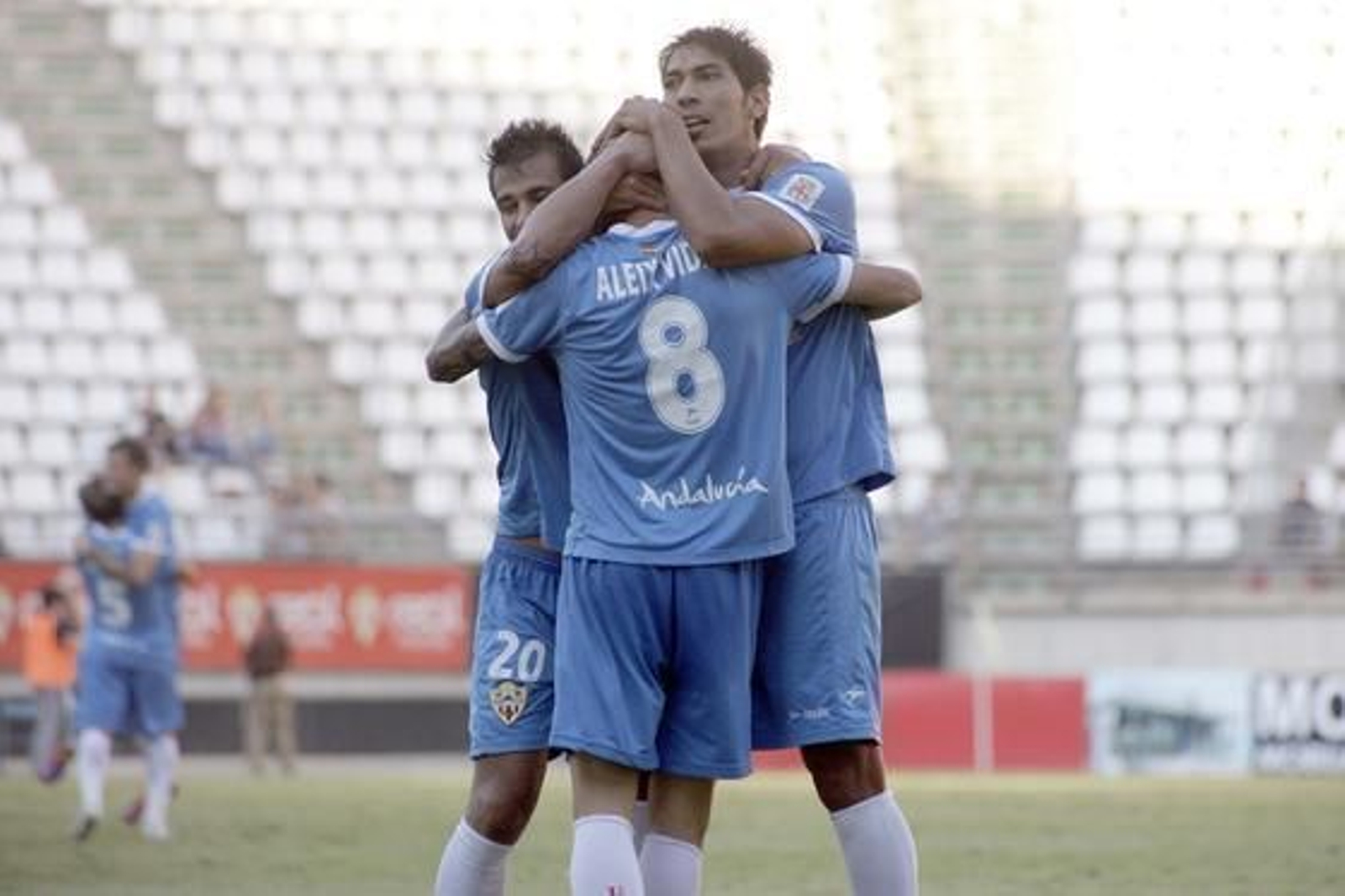 El Almería sale victorioso de la Nueva Condomina (0-2). / Fran Leonardo