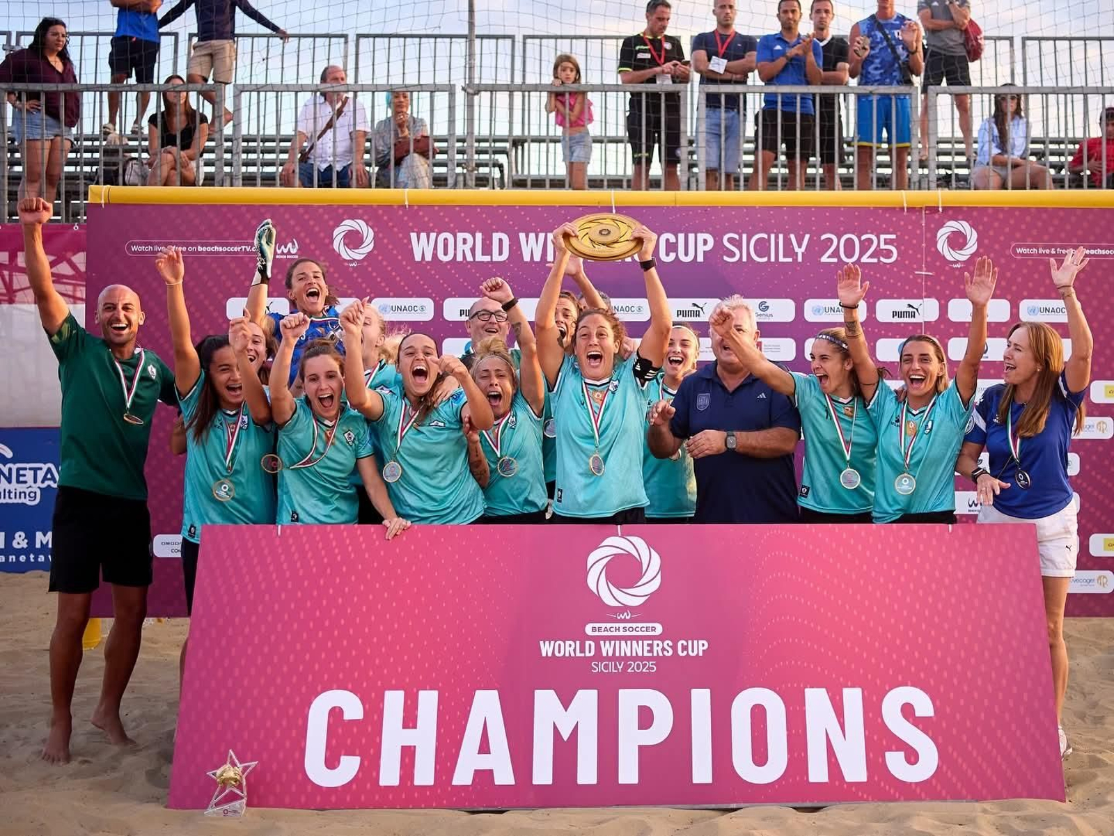El conjunto melillense levanta el título de campeón de la Women's Winner Cup Sicily 2025 tras vencer en la final.