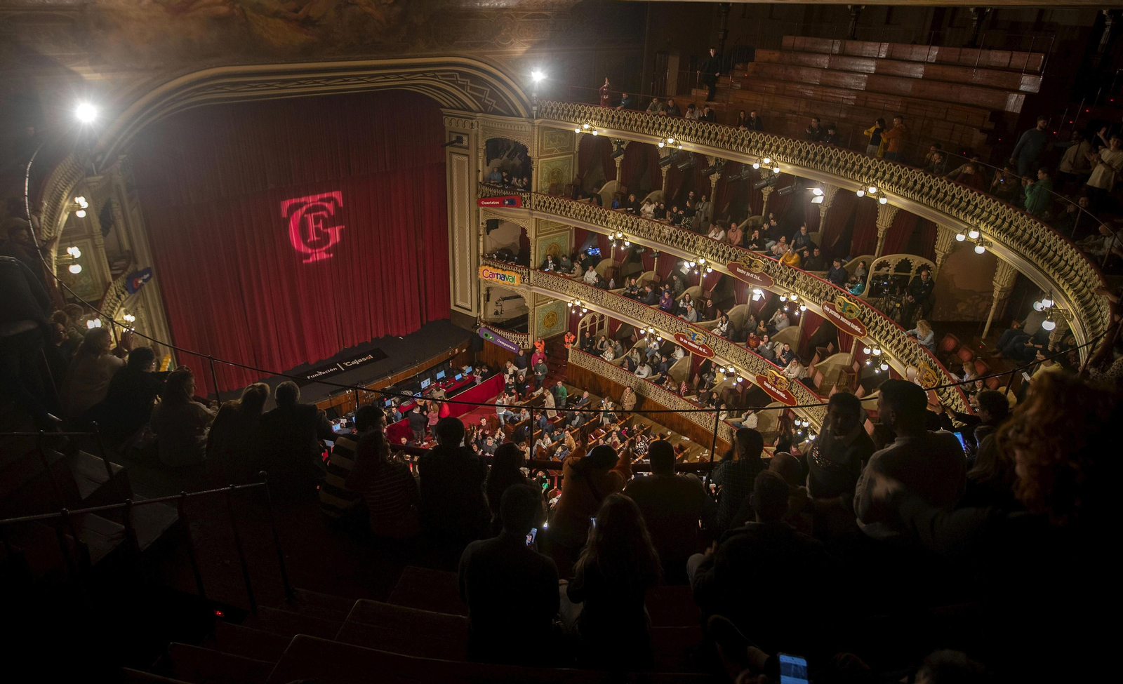 Vista general del Gran Teatro Falla