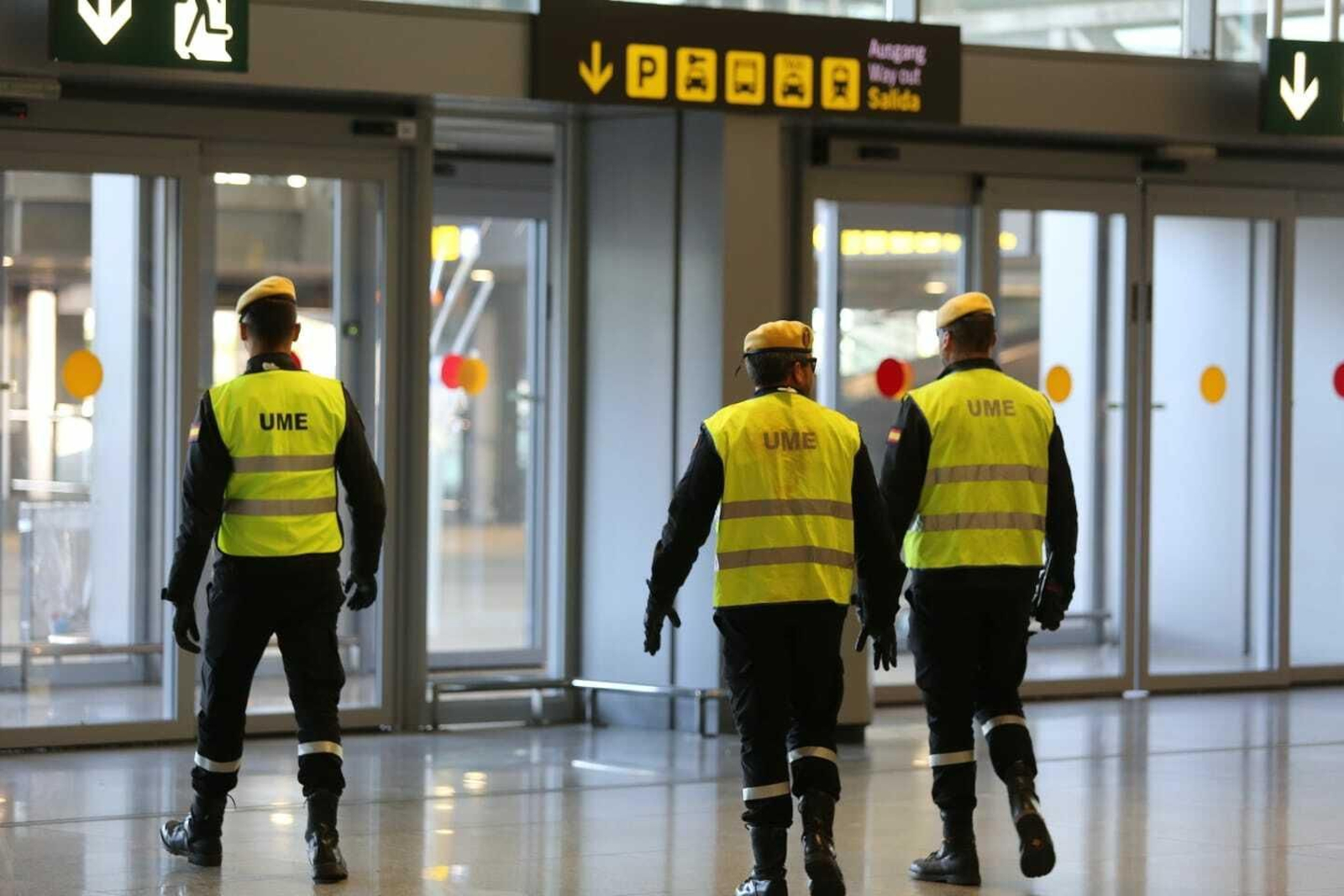 Las fotos del Ejército desplegado en Málaga