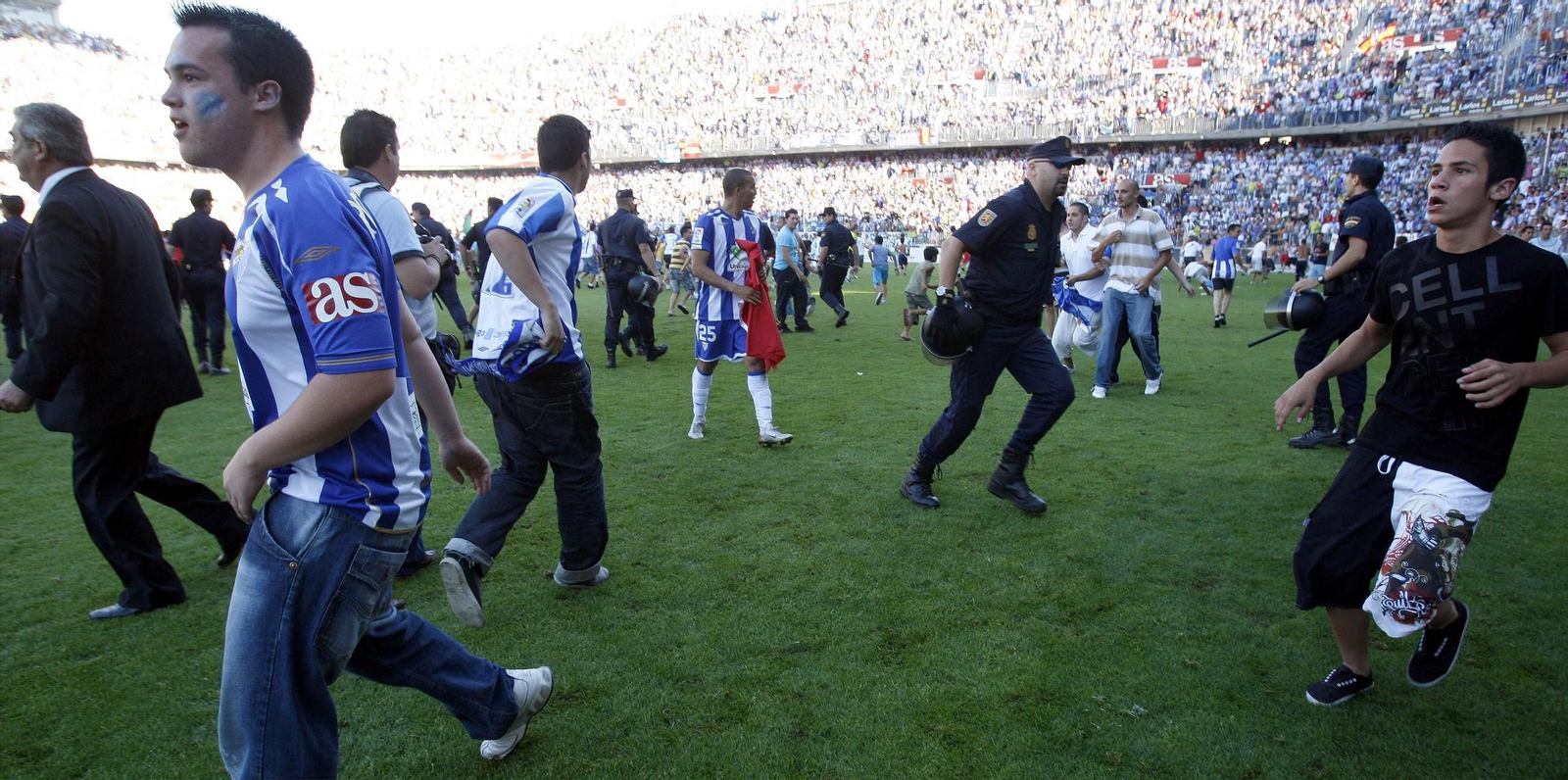 Las fotos del último ascenso del Málaga CF a Primera División