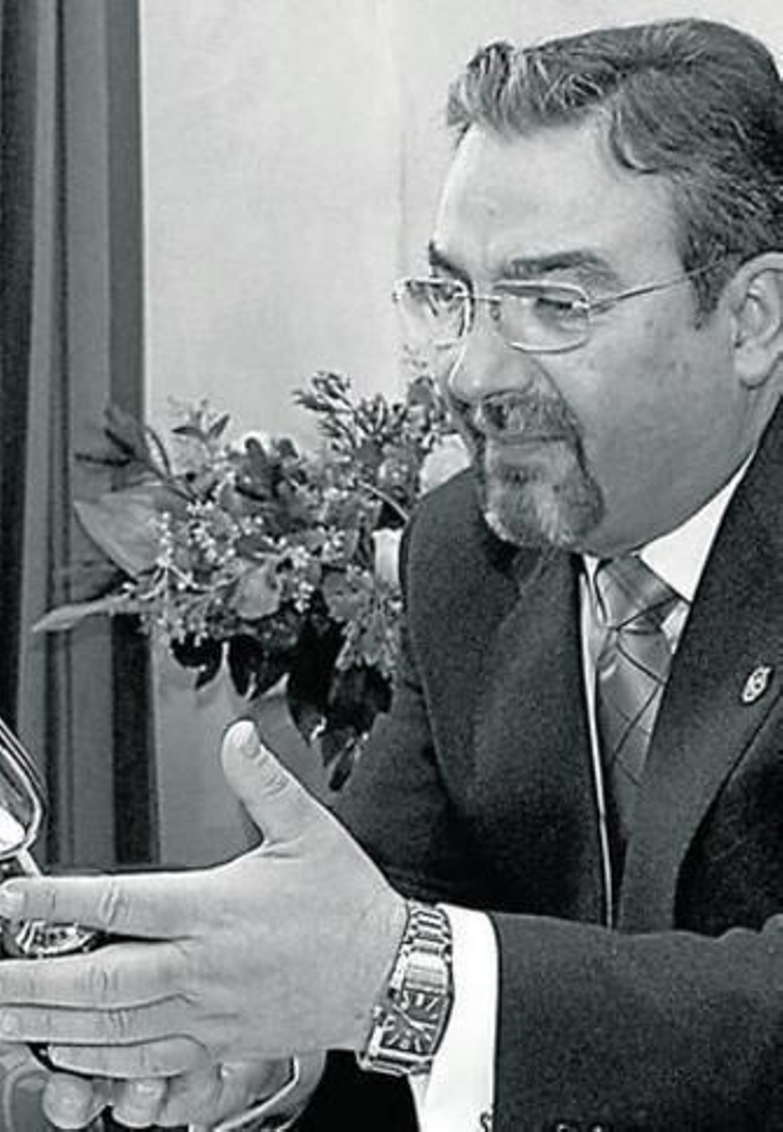 Manuel Garrido, hermano mayor de La Mortaja.