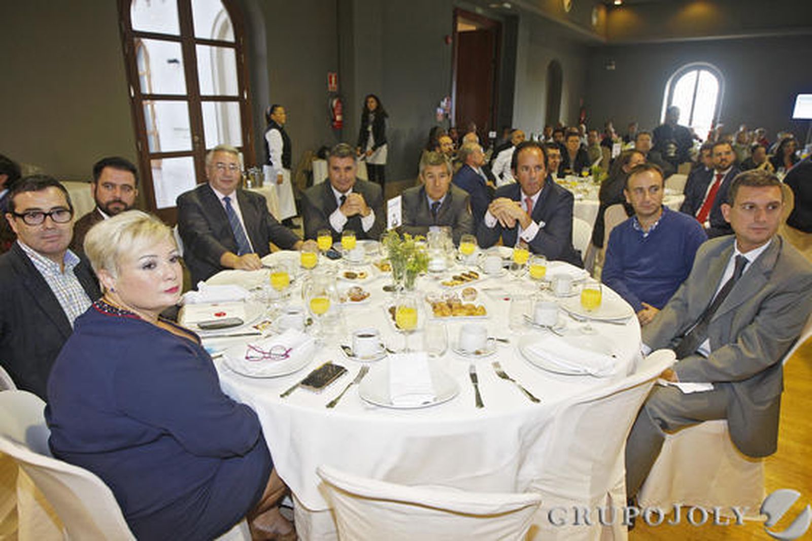 Eva Leal García, Juan Ramón Aramburu Esteban, Fran González, Miguel González Saucedo, Ignacio Romaní, Juan Manuel Pérez Dorao, José Argudo, Cristóbal González Rodríguez y Miguel Berraquero.

Foto: Joaquin Pino
