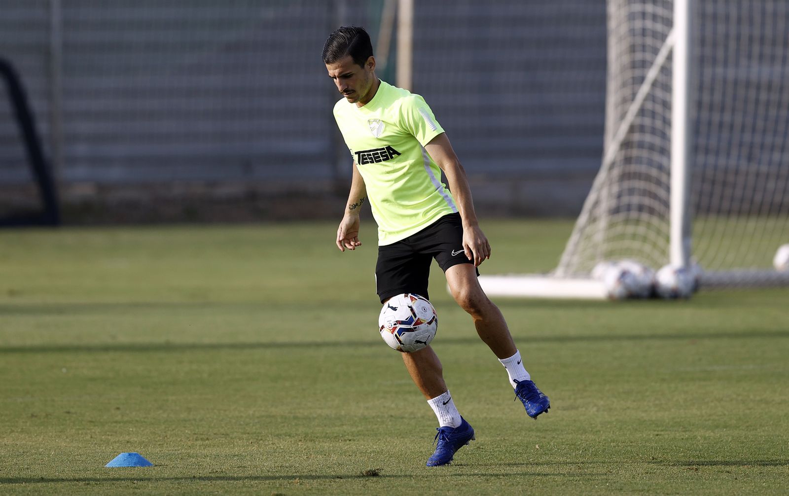 Las fotos de José Matos en su primer día como malaguista