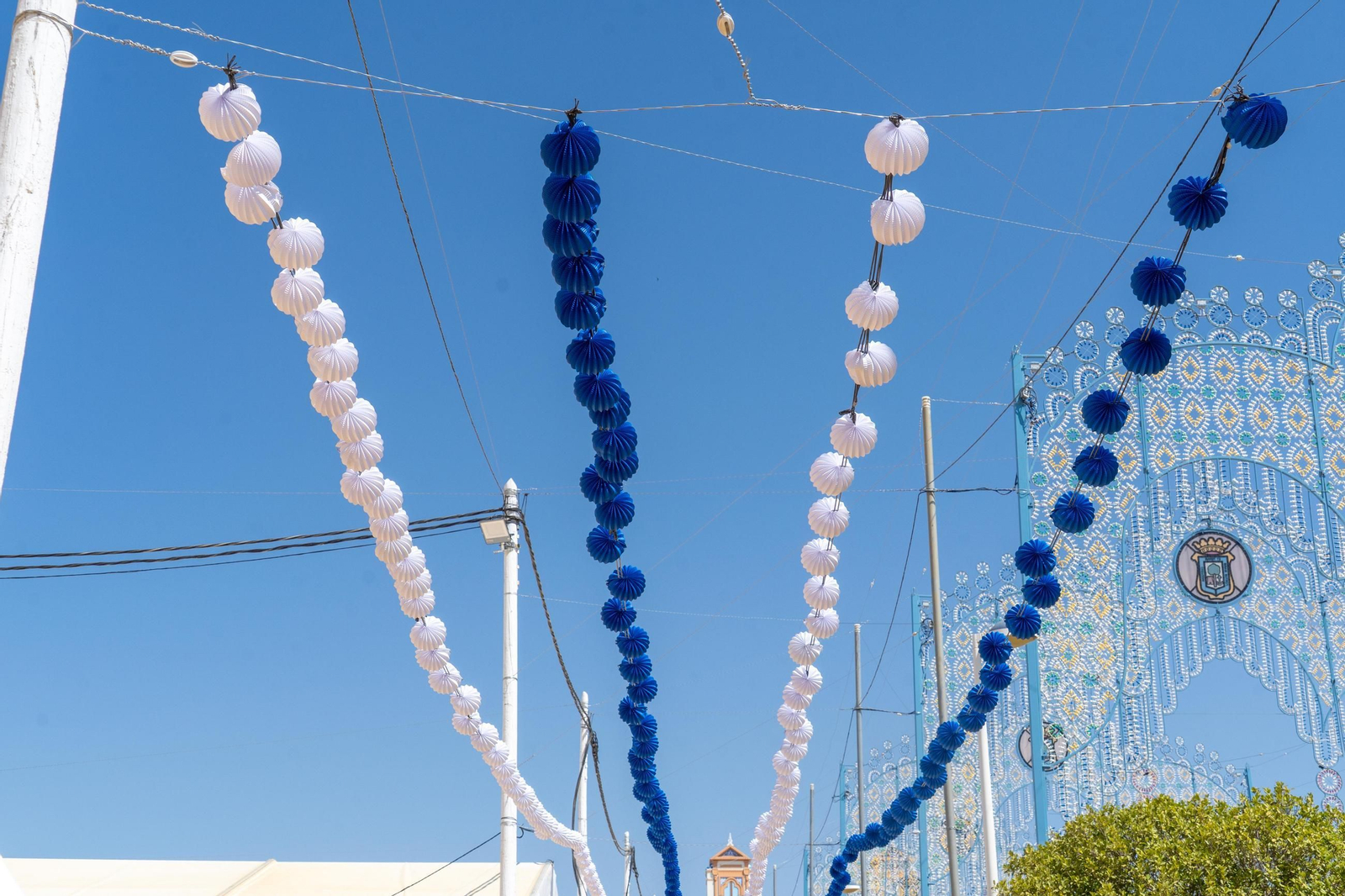 Imágenes de las Fiestas Colombinas días antes de su inauguración