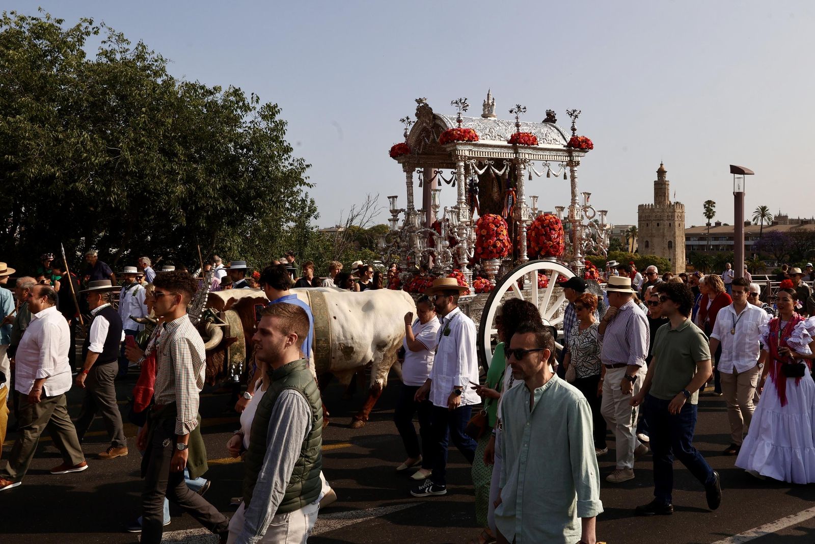 Las mejores fotos de la salida de la Hermandad de Sevilla hacia el Rocío