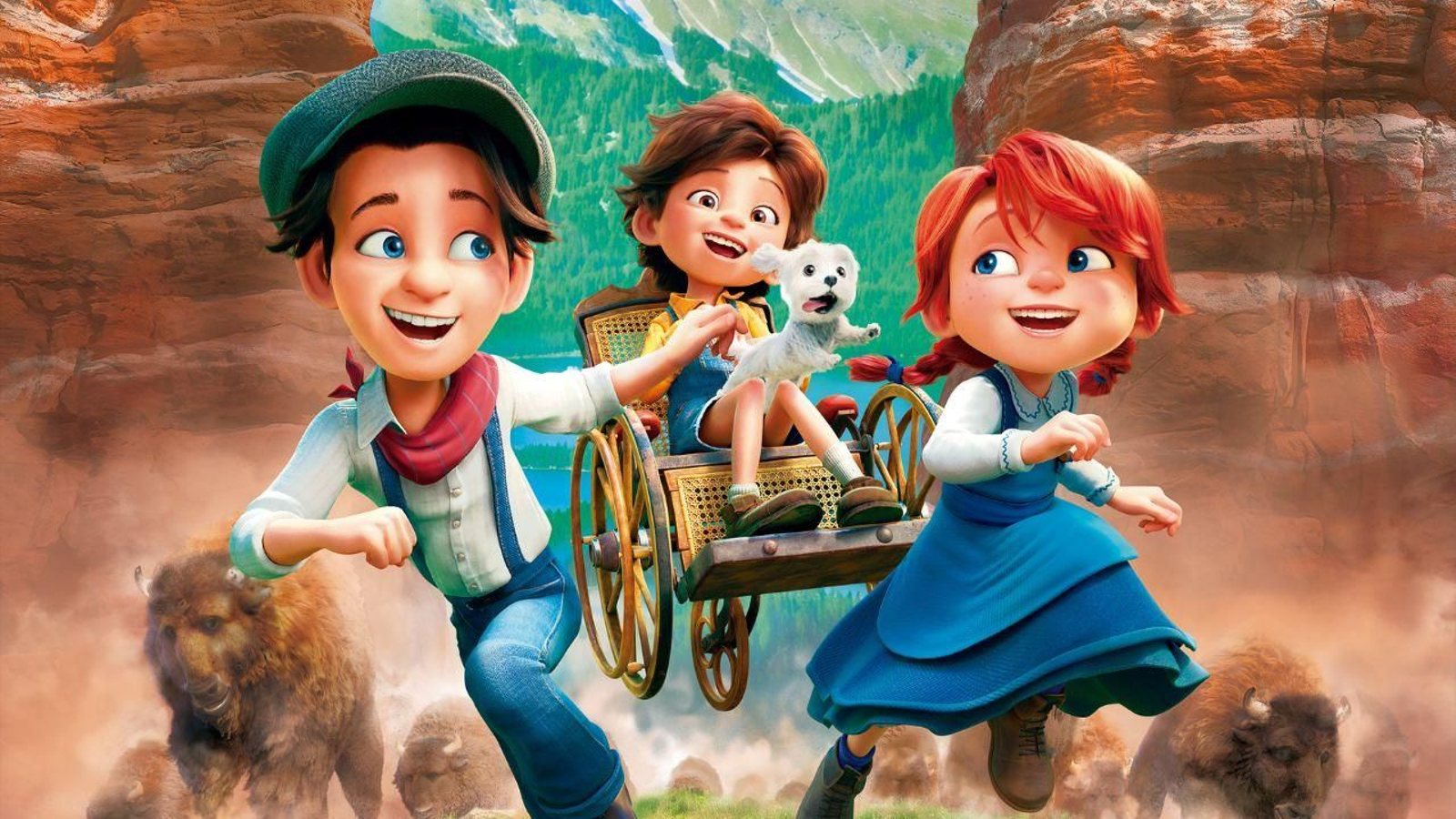 Protagonistas de la película 'Buffalo Kids'.