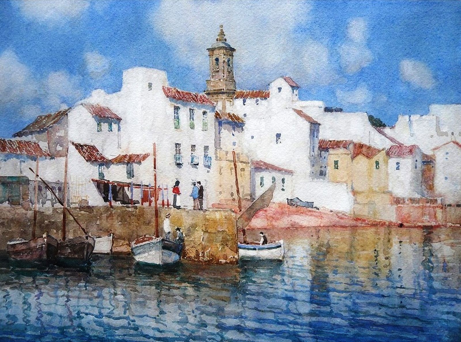 Pintura de Moulton, hacia 1900