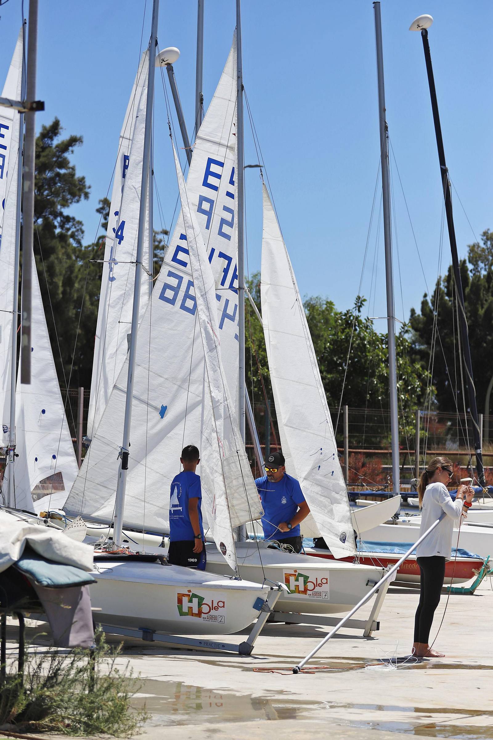 Imágenes de la final de la Copa de Andalucía de Snipe en Huelva