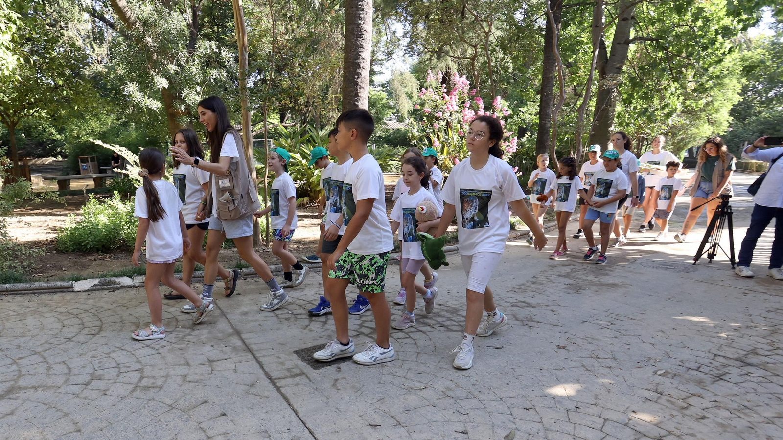 Visita a la escuela de verano en el Zoo de Jerez