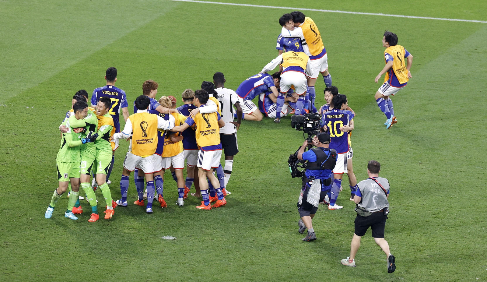 Las imágenes del Alemania - Japón en el Mundial de Qatar