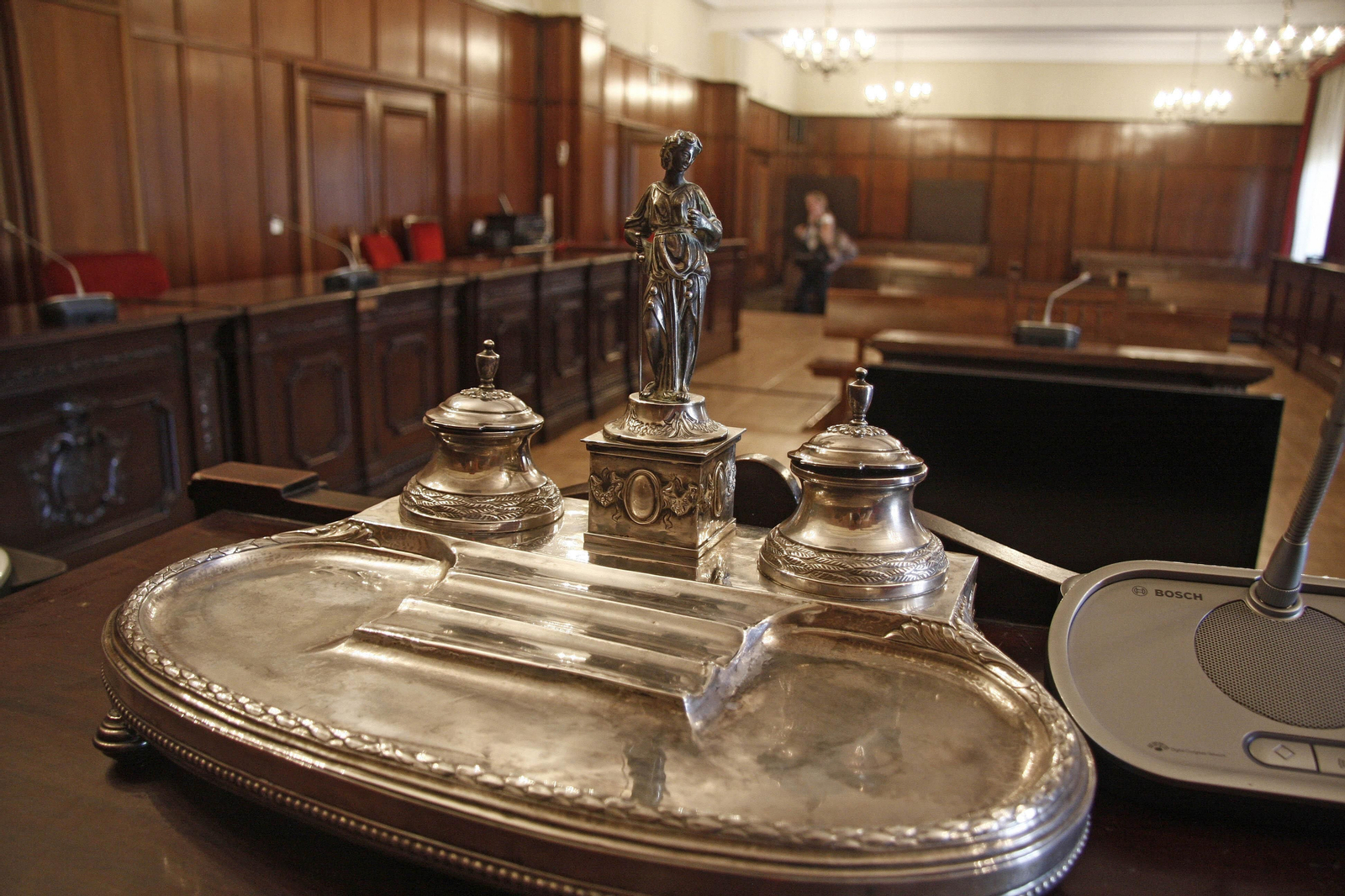 La sala de la Audiencia de Sevilla donde se celebró el juicio en 2007.