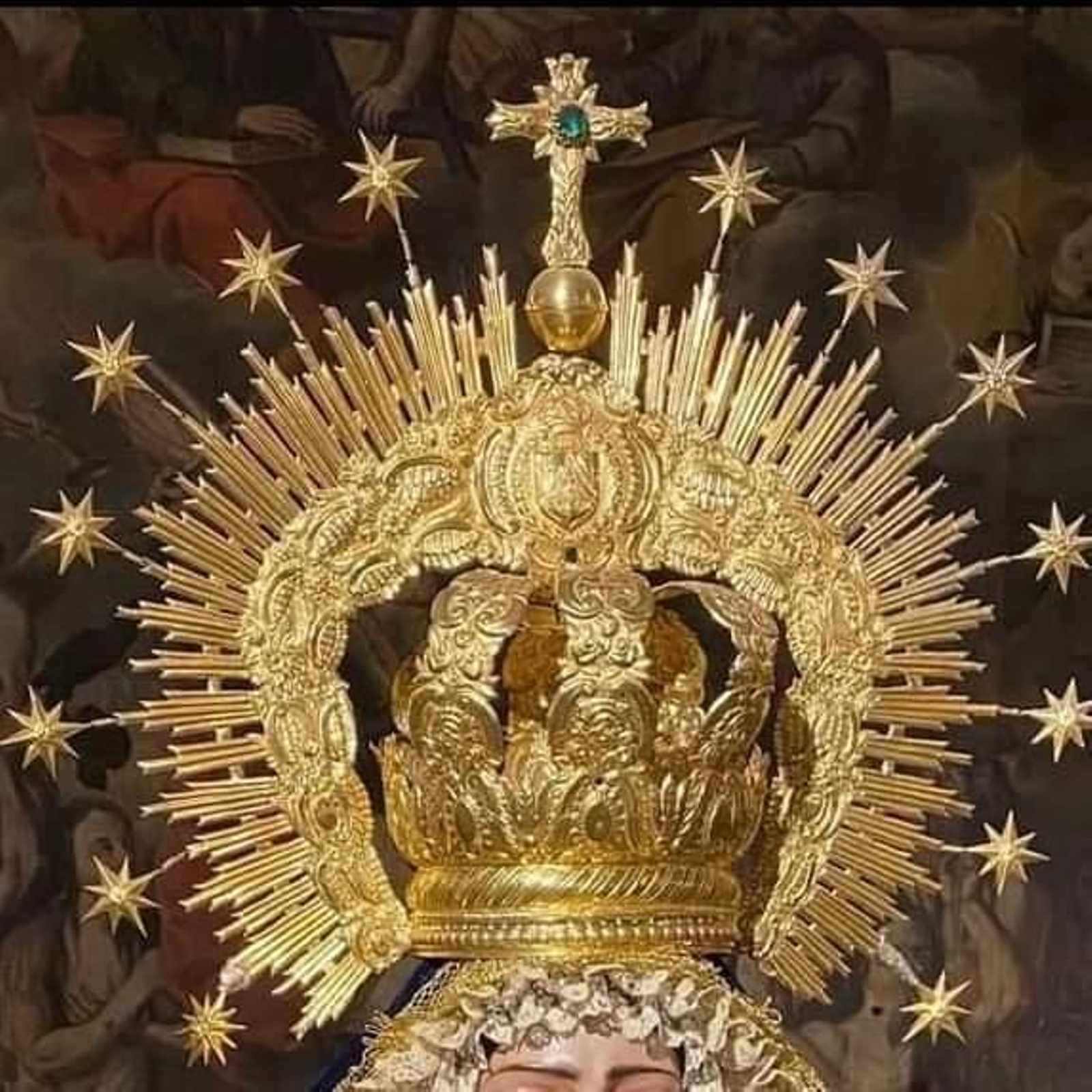 La corona que ha sido robada.