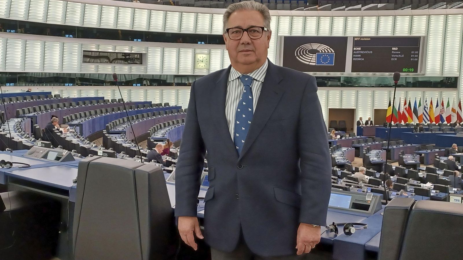 Juan Ignacio Zoido, en el Parlamento Europeo.