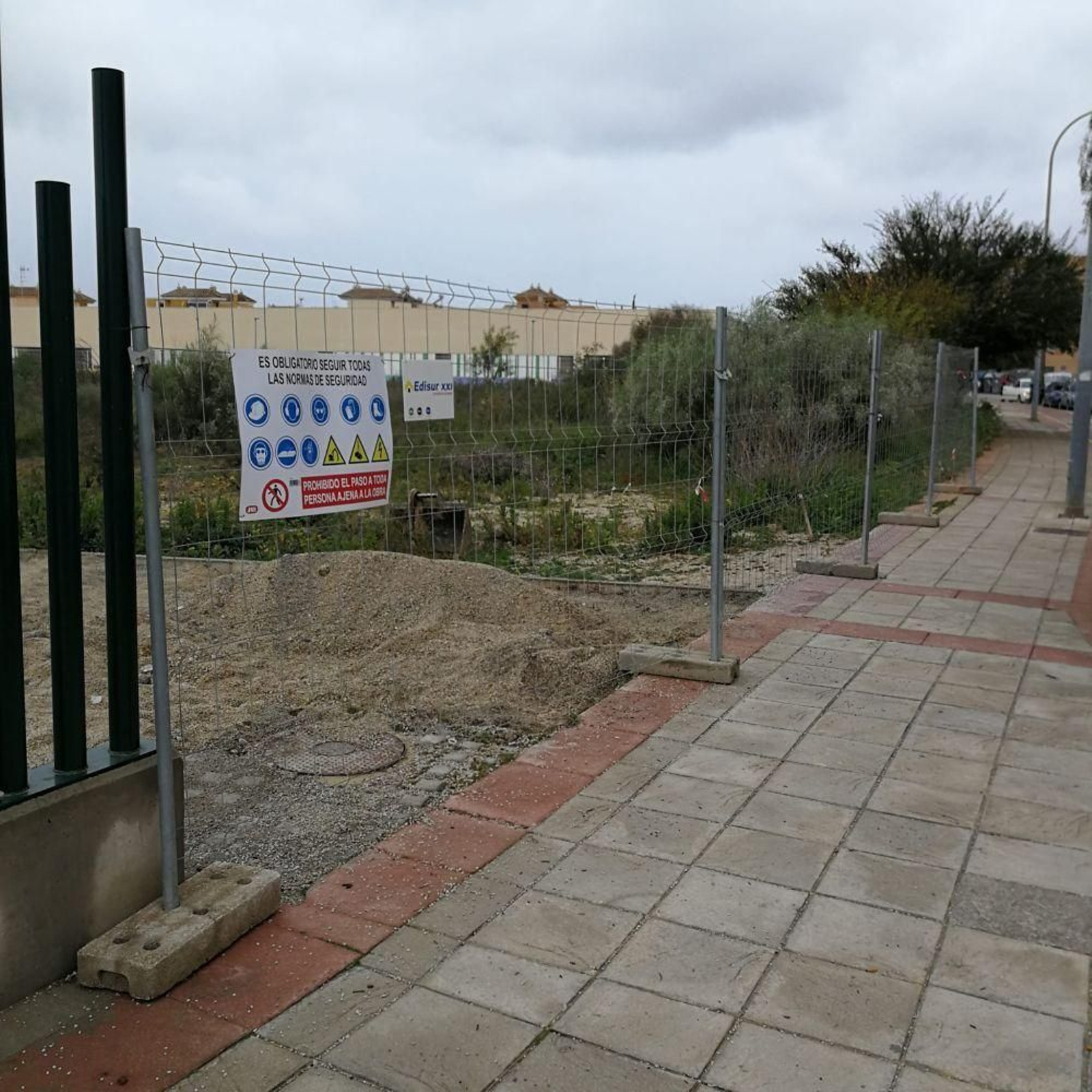 Obras en el Pinar de Casines