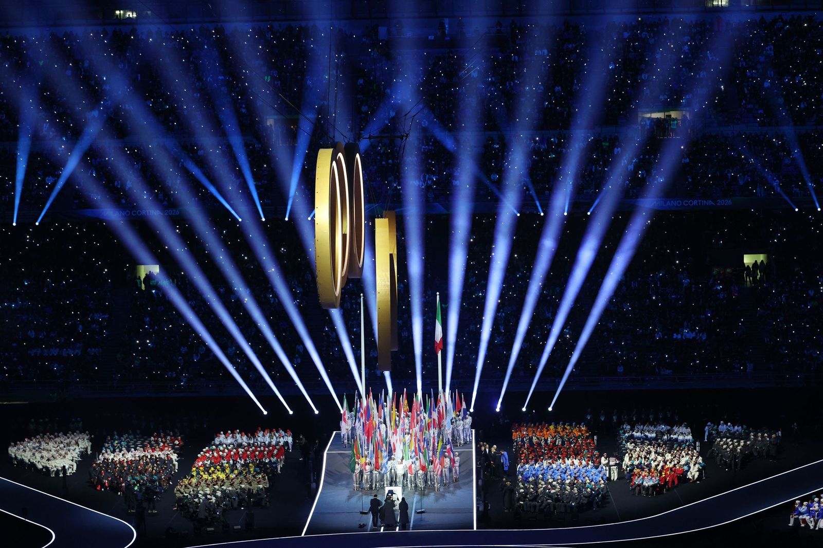 Las fotos de la inauguración de los Juegos Olímpicos de invierno de 2026