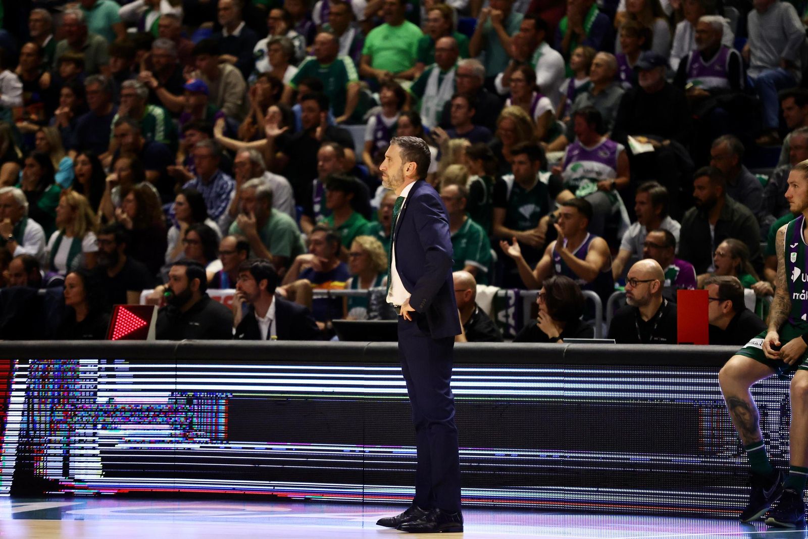 Ibon, en el Unicaja-Barça.