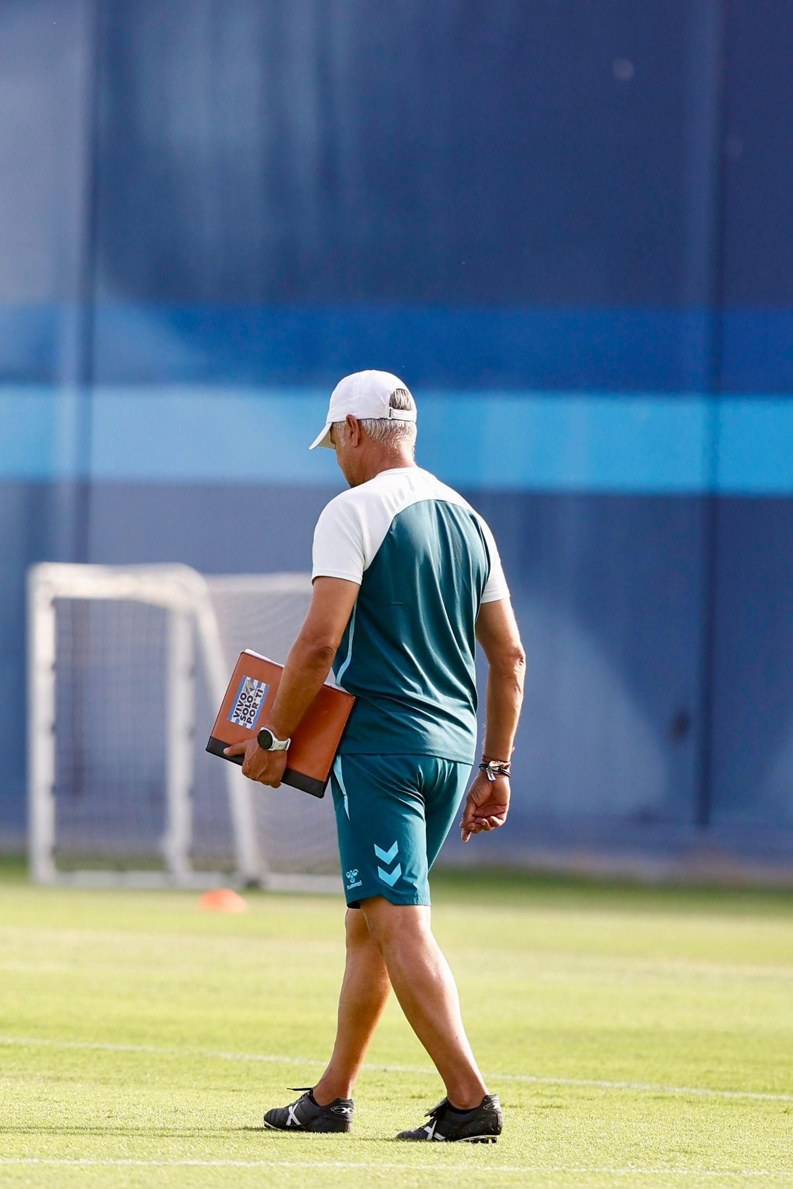 Haitam Abaida, "el mejor fichaje del Málaga", se entrena con el grupo