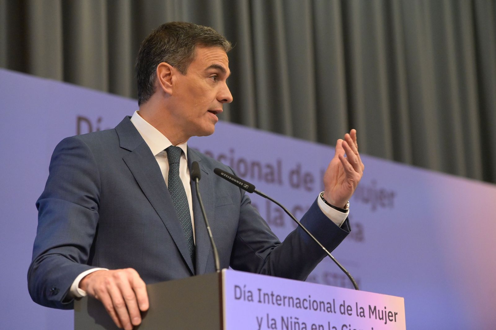 El presidente del Gobierno, Pedro Sánchez