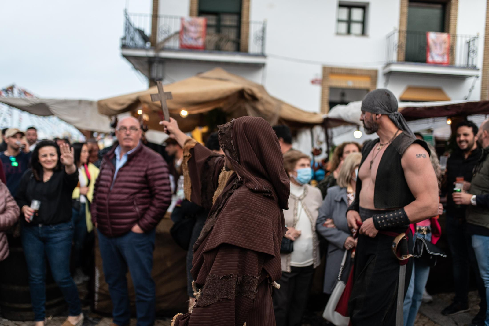 Imágenes del ambiente en la Feria del Descubrimiento de Palos de la Frontera
