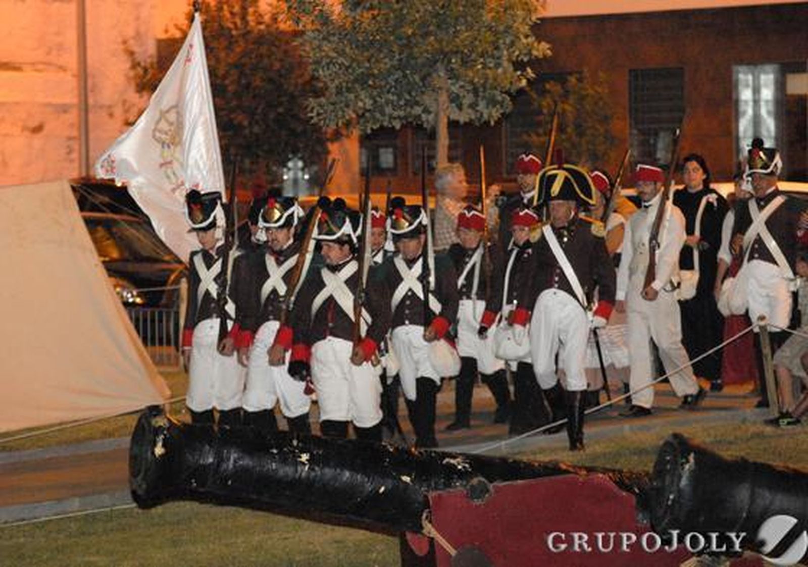Recreación de la batalla del Portazgo.

Foto: Rioja