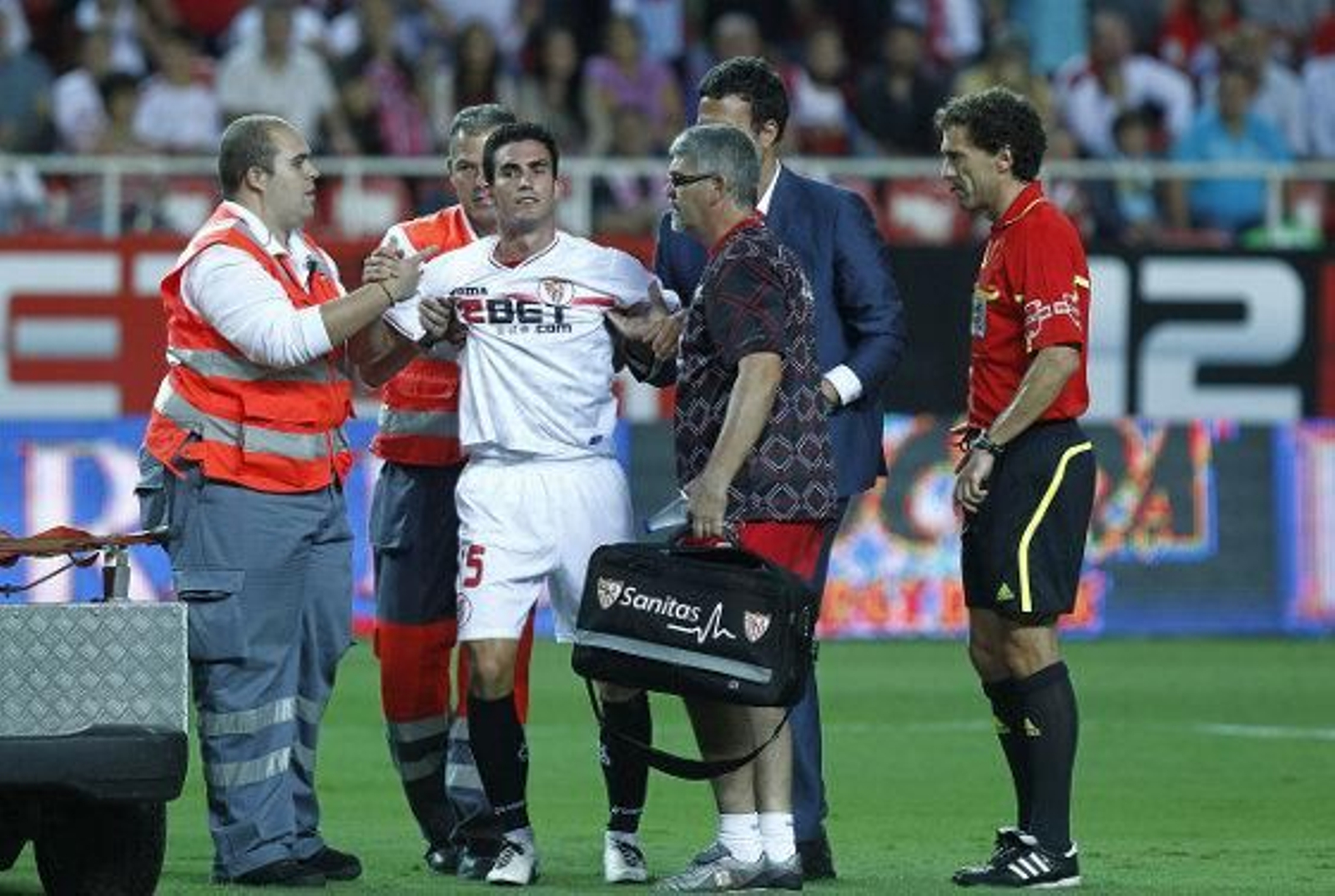 El Sevilla deja escapar otros dos puntos del Sánchez Pizjuán. / Antonio Pizarro