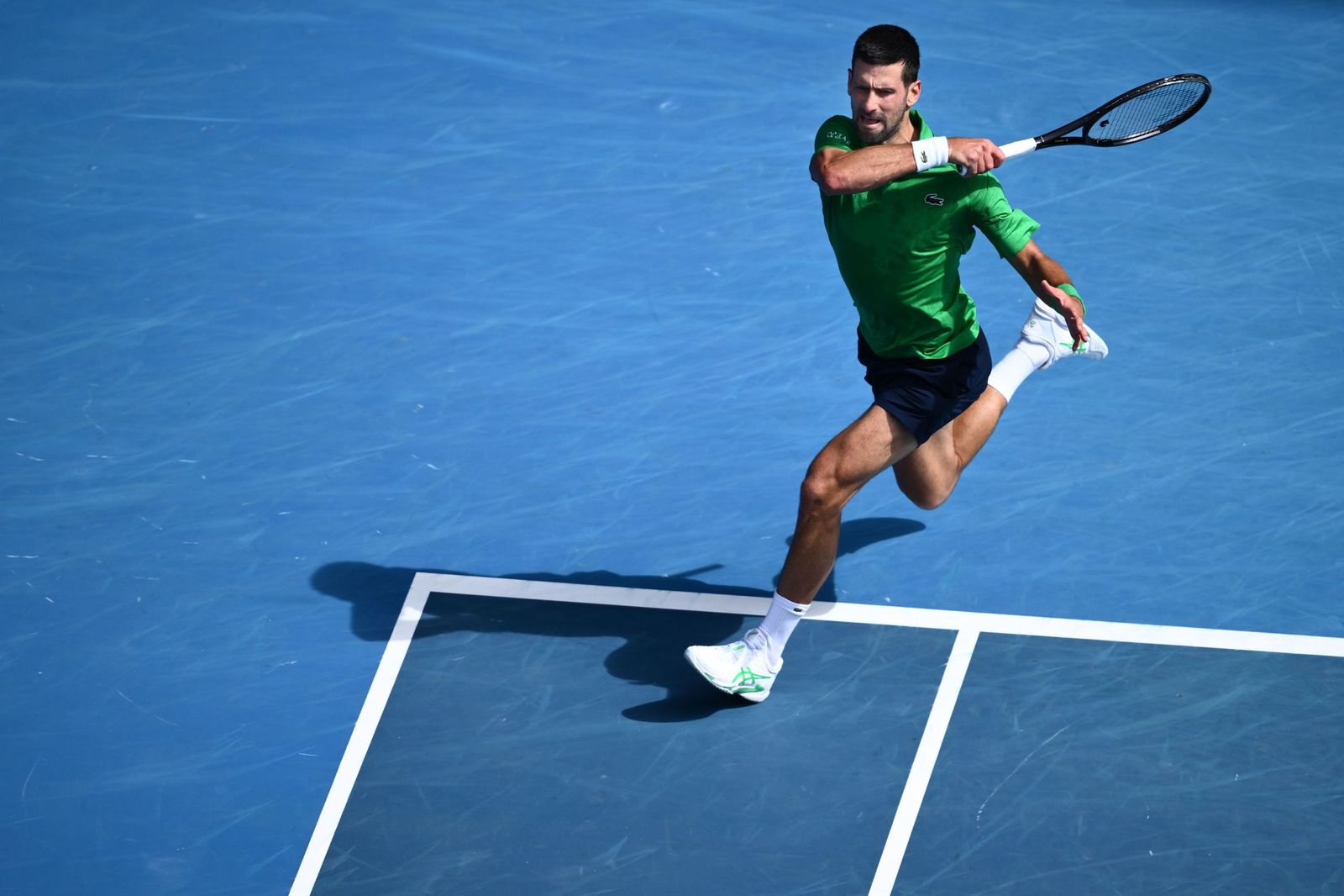 Las fotos de la retirada de Musetti ante Djokovic y del resto de cuartos de final