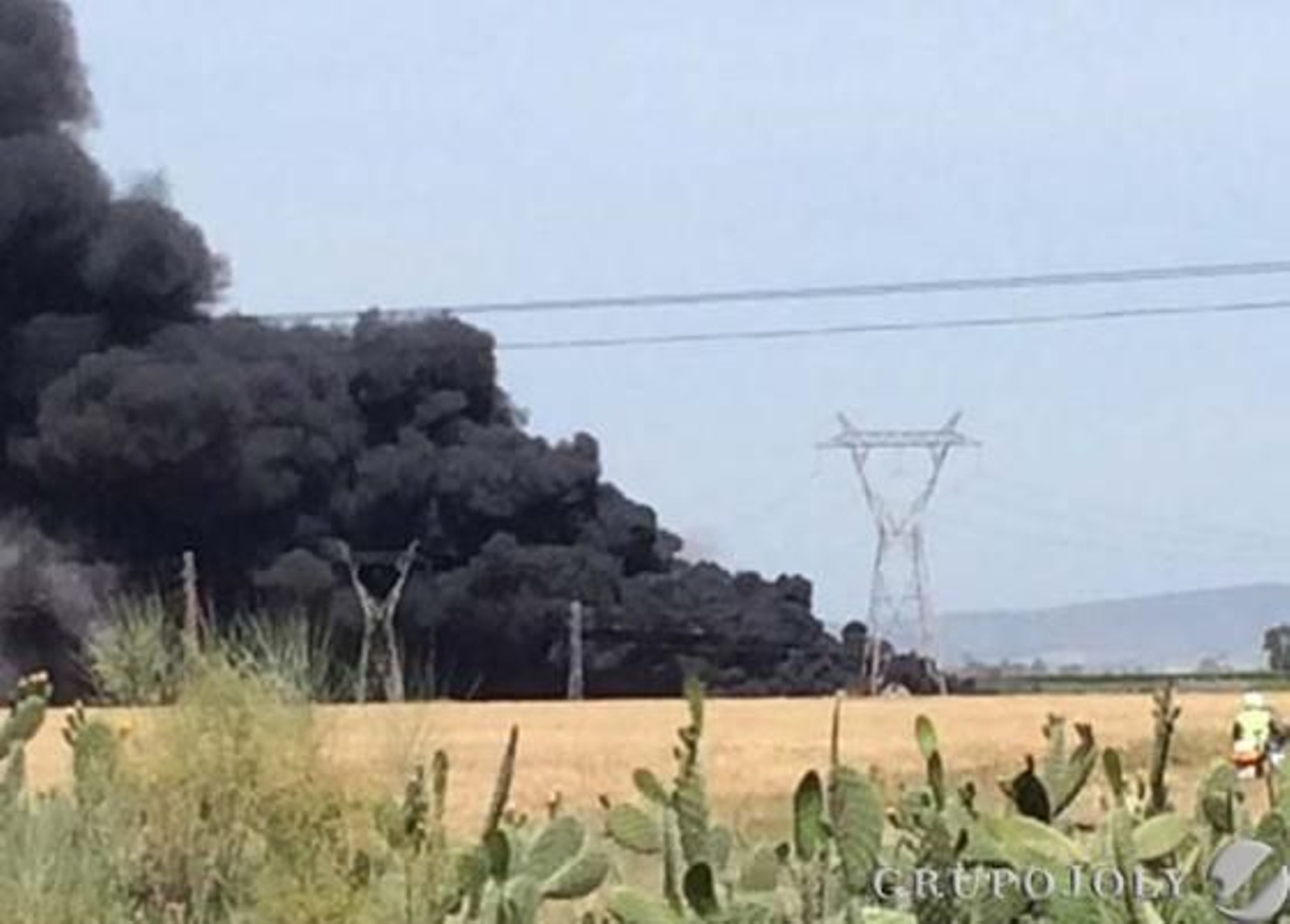 Las imágenes del accidente del A400M