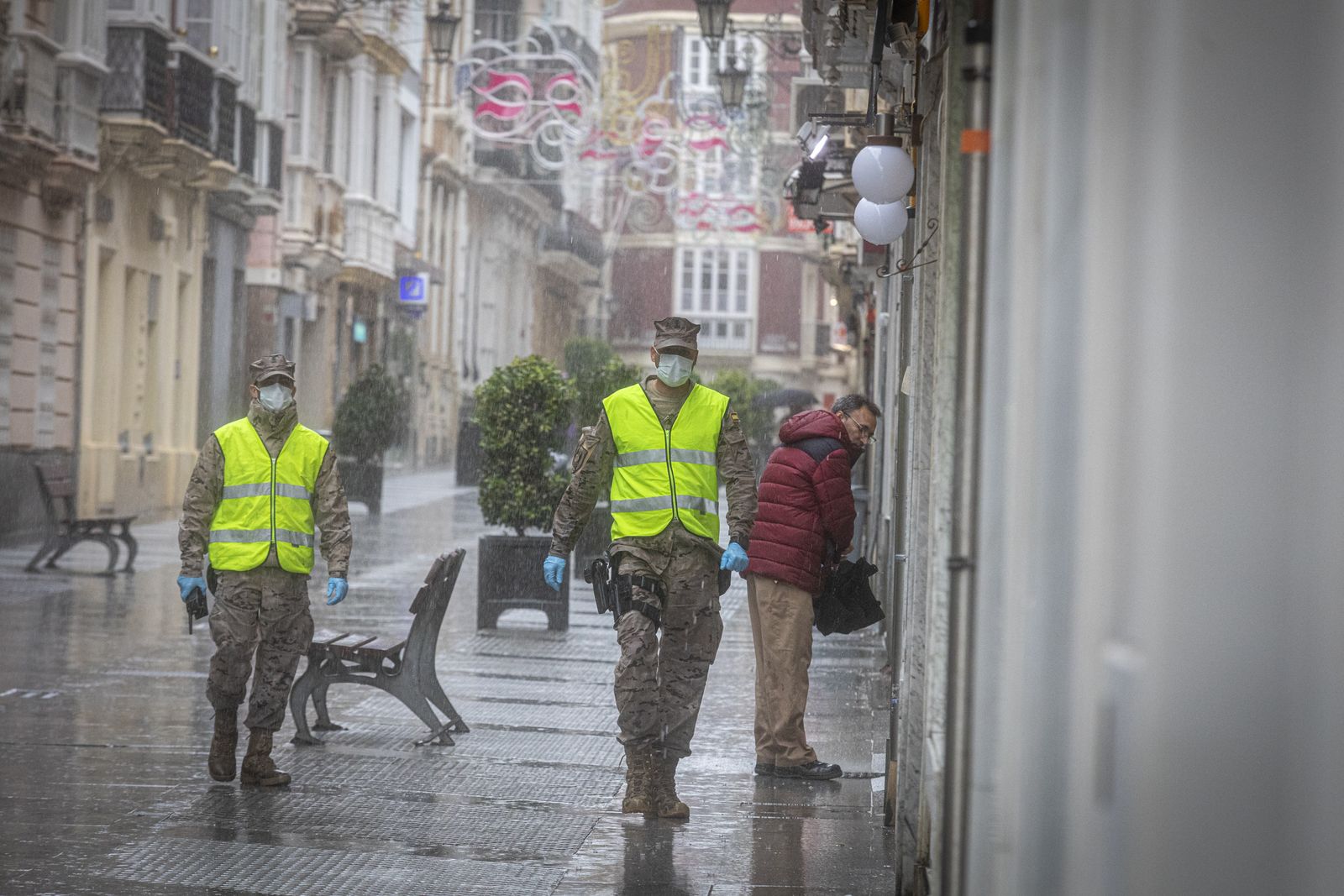 Presencia de ila Infanteria de Marina en Cádiz