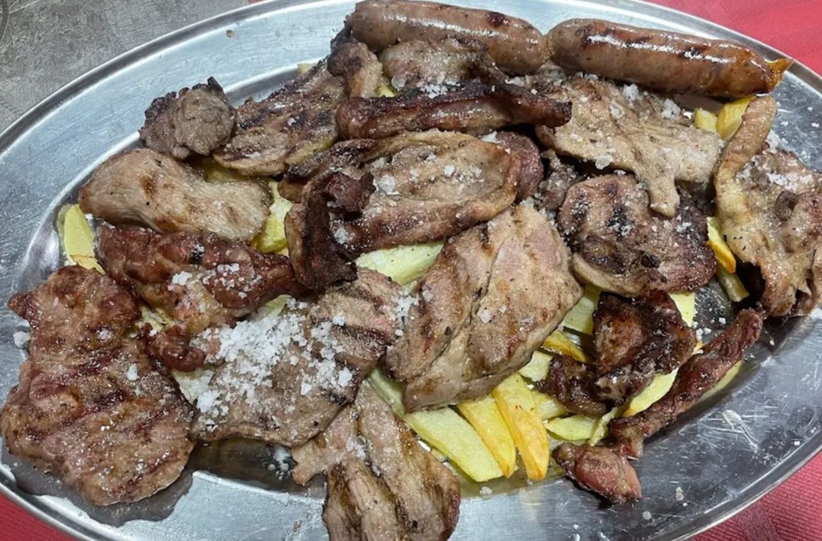 Parrillada del restaurante El Castillo