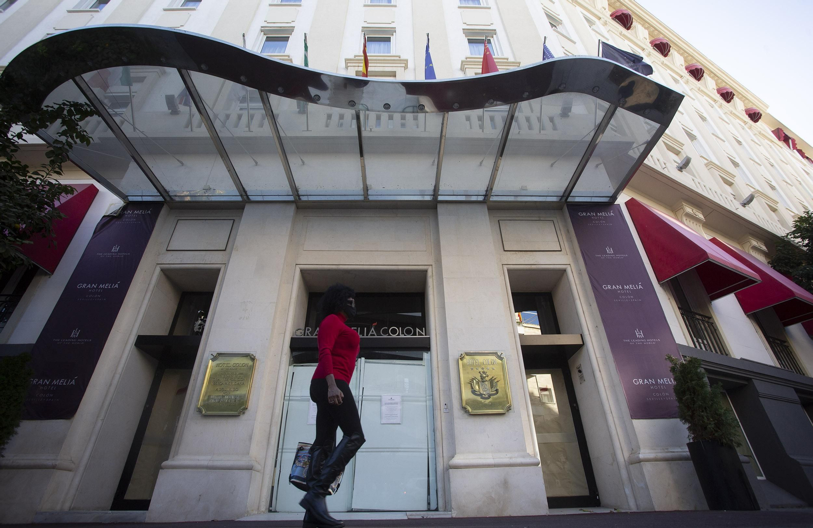 El Hotel Colón permanece cerrado desde que se decretó el segundo estado de alarma.