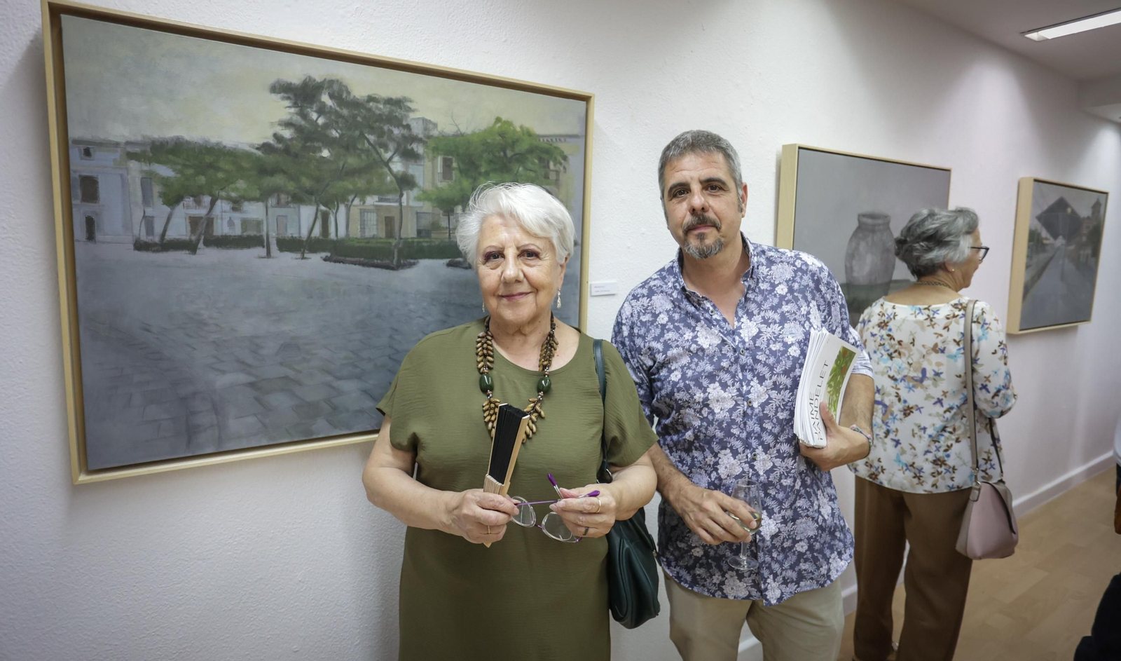 Fotos de la inauguración de la exposición de Jaime Pandelet en la sala ArteAdiario