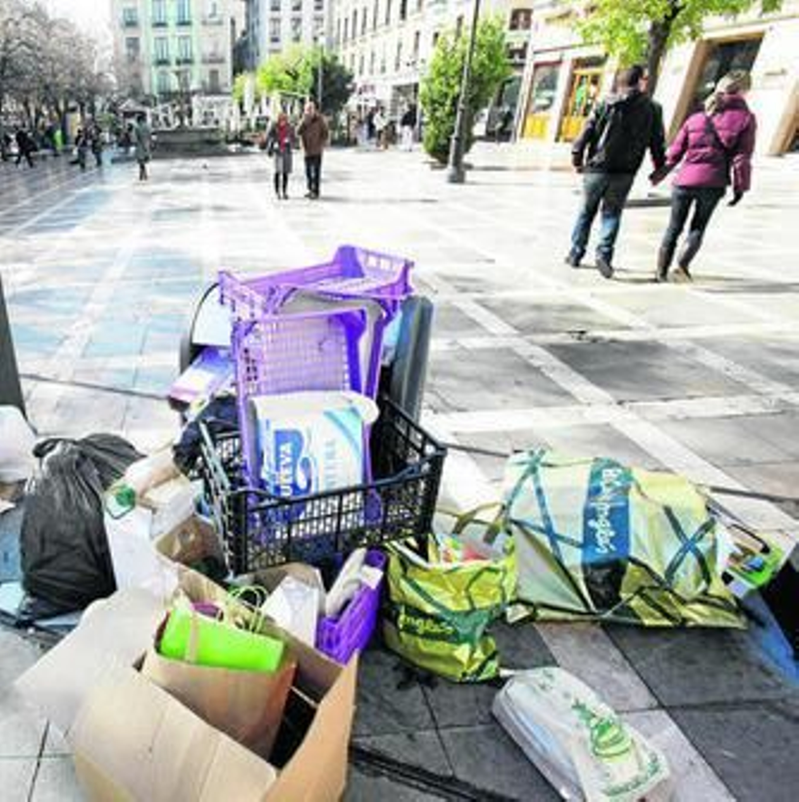 El decálogo pretende evitar imágenes como esta por la ciudad.