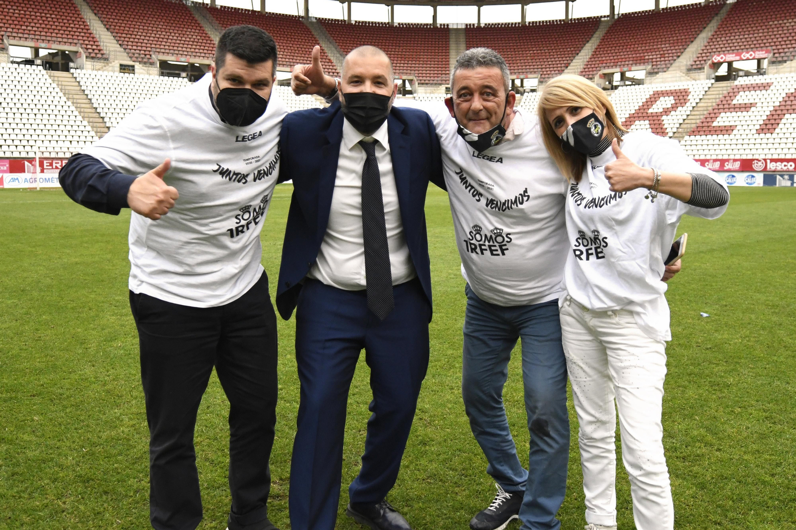 Fotos de la celebración del ascenso de la Balona a Primera RFEF