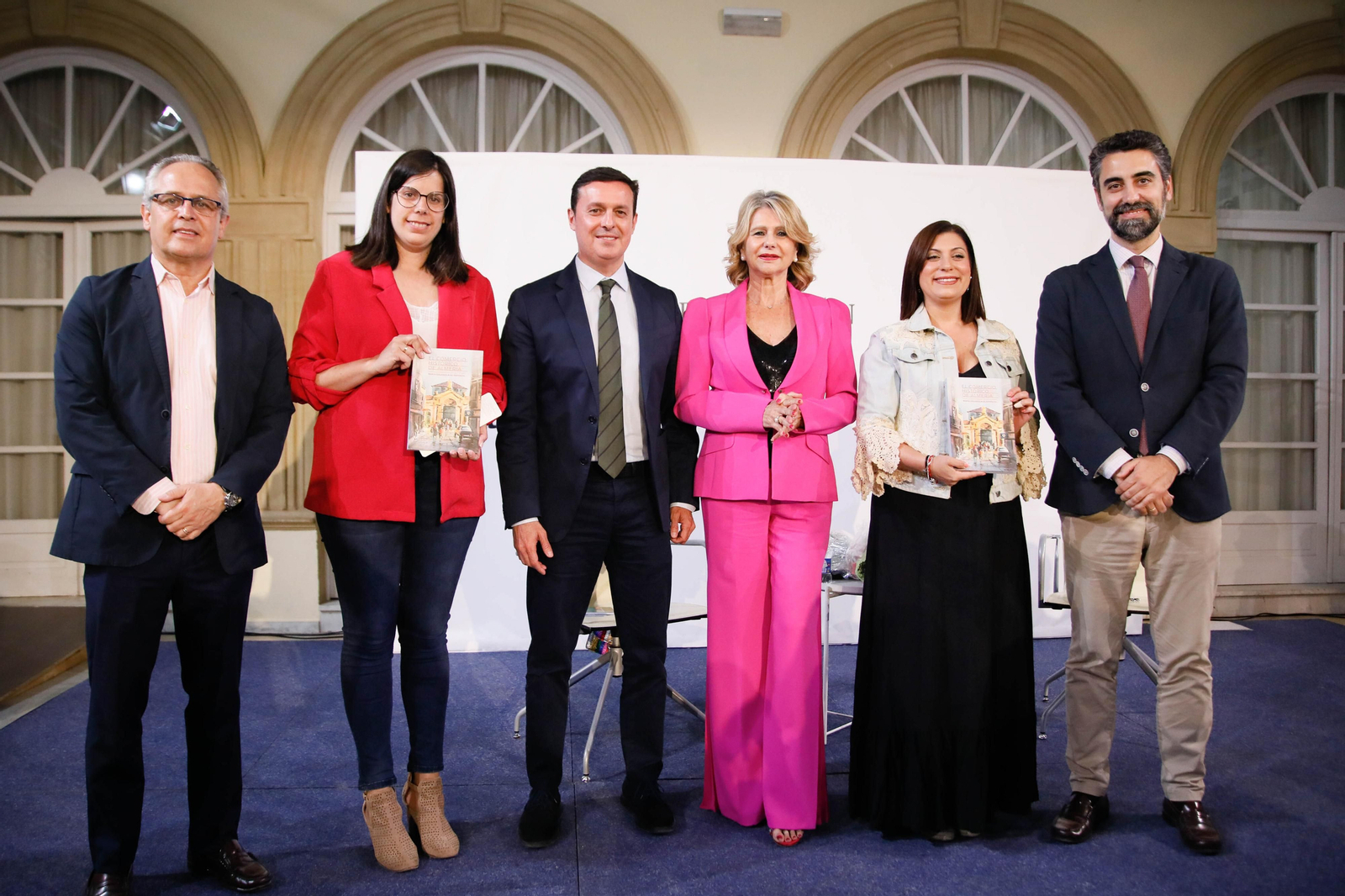 Mario Pulido, Almudena Morales, Javier A. García, María Dolores Ruiz, Lorena Nieto y Joaquín Pérez de la Blanca.