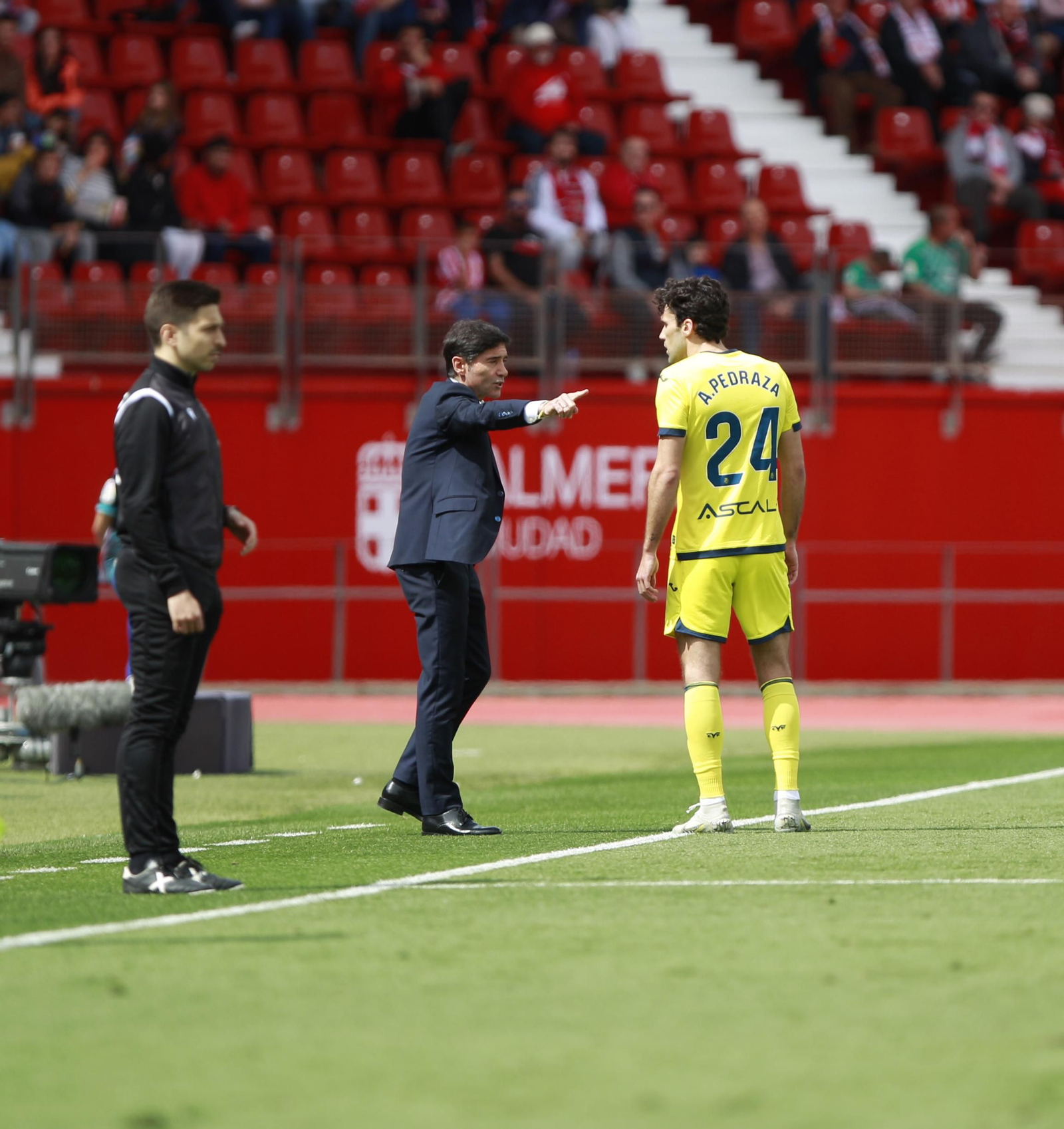 Las mejores imágenes del partido de fútbol U.D. Almería-Villarreal C.F.