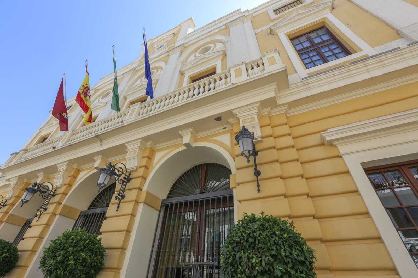 Vista del Ayuntamiento de Chiclana.