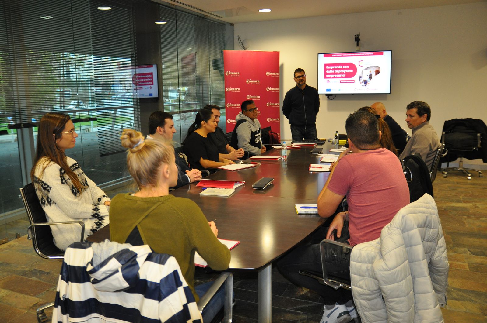 Taller de emprendimiento de la Cámara de Comercio.