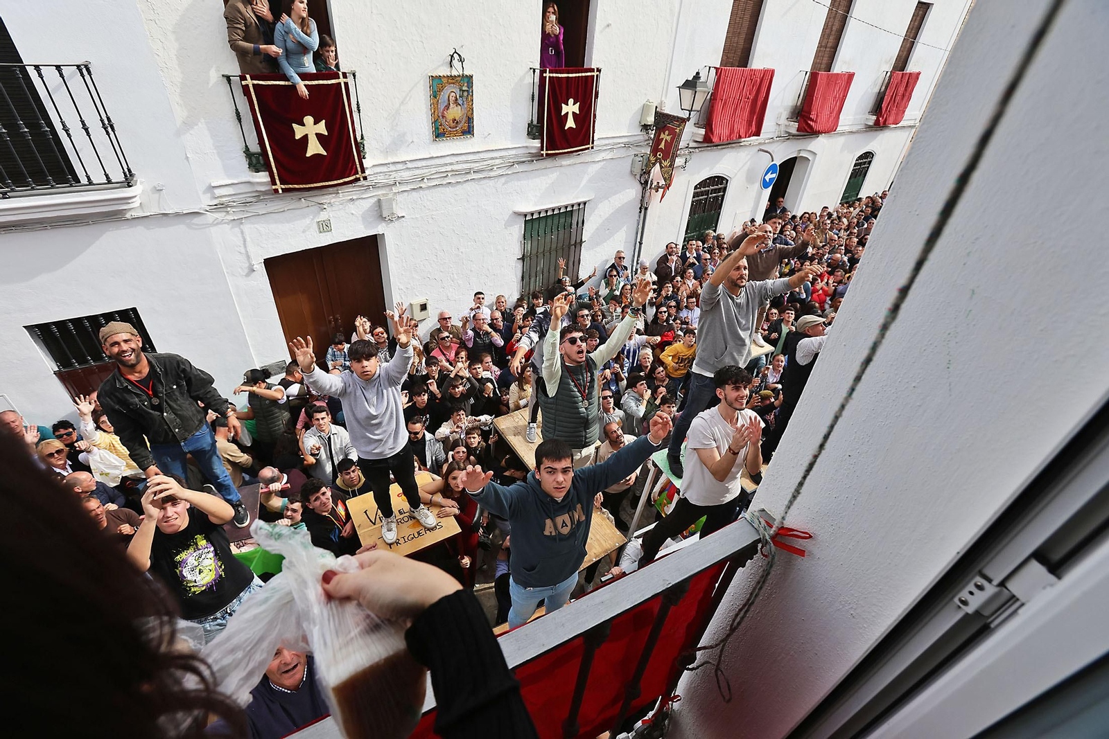Imágenes de las tiradas de San Antonio Abad en Trigueros