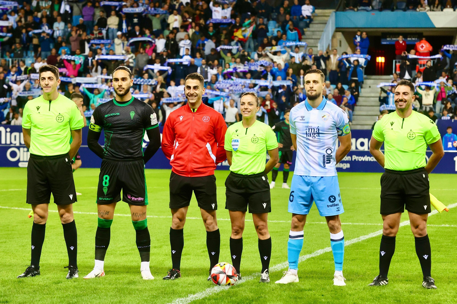 El Málaga CF-Córdoba, en fotos