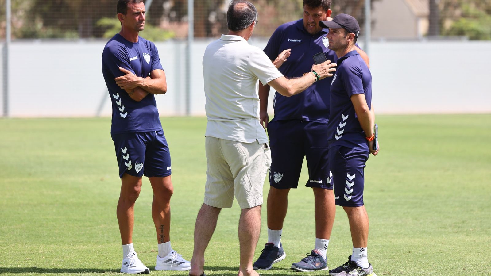 Las fotos del histórico primer partido oficial en La Academia del Málaga CF