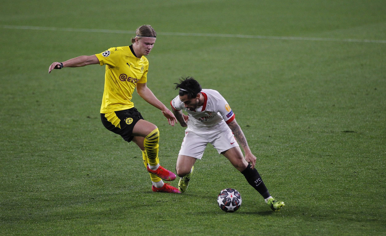 Las imágenes del Sevilla-Borussia Dortmund de Champions