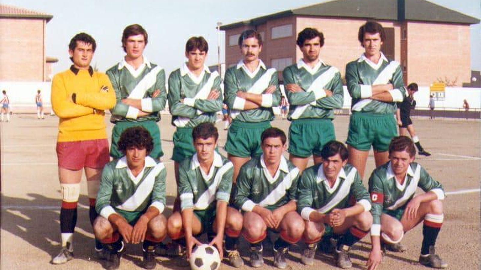 Alineación de unos de los equipos del Huétor Tájar.